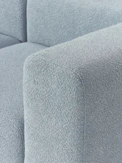 Sofa Modular Boucle Lena (4 Plazas), Con Reposapies