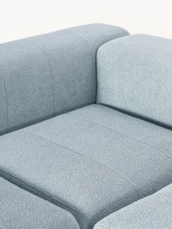 Sofa Modular Boucle Lena (4 Plazas), Con Reposapies