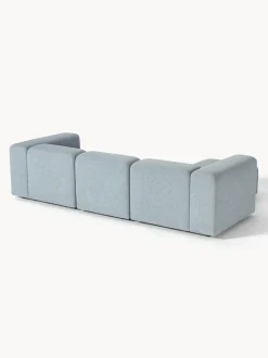 Sofa Modular Boucle Lena (4 Plazas), Con Reposapies