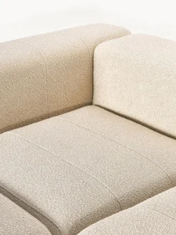 Sofa Modular Boucle Lena (3 Plazas), Con Reposapies