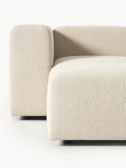 Sofa Modular Boucle Lena (4 Plazas), Con Reposapies