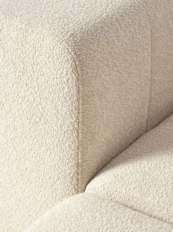 Sofa Modular Boucle Lena (4 Plazas), Con Reposapies