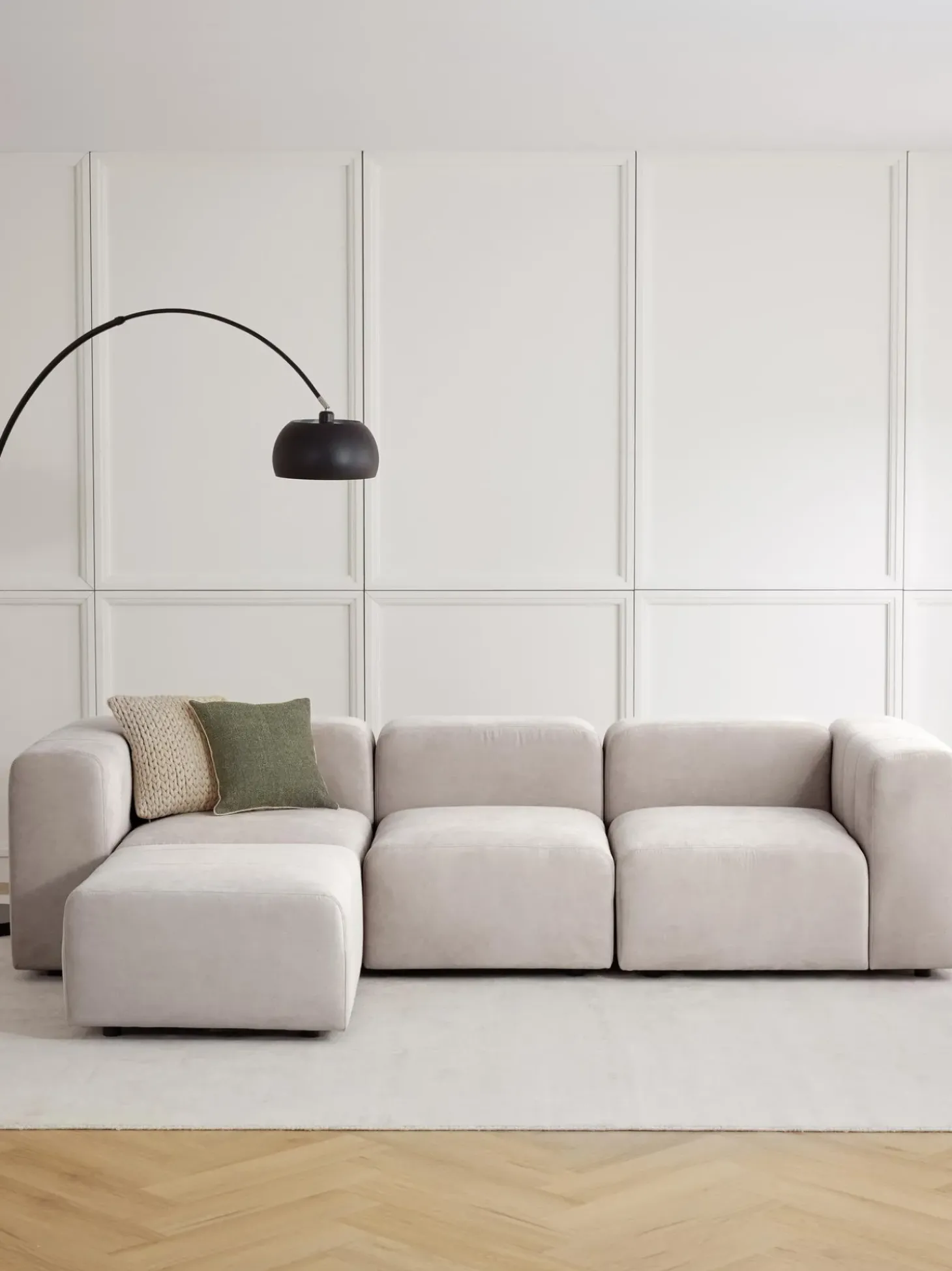 Sofa Modular Con Reposapies Lena (4 Plazas)