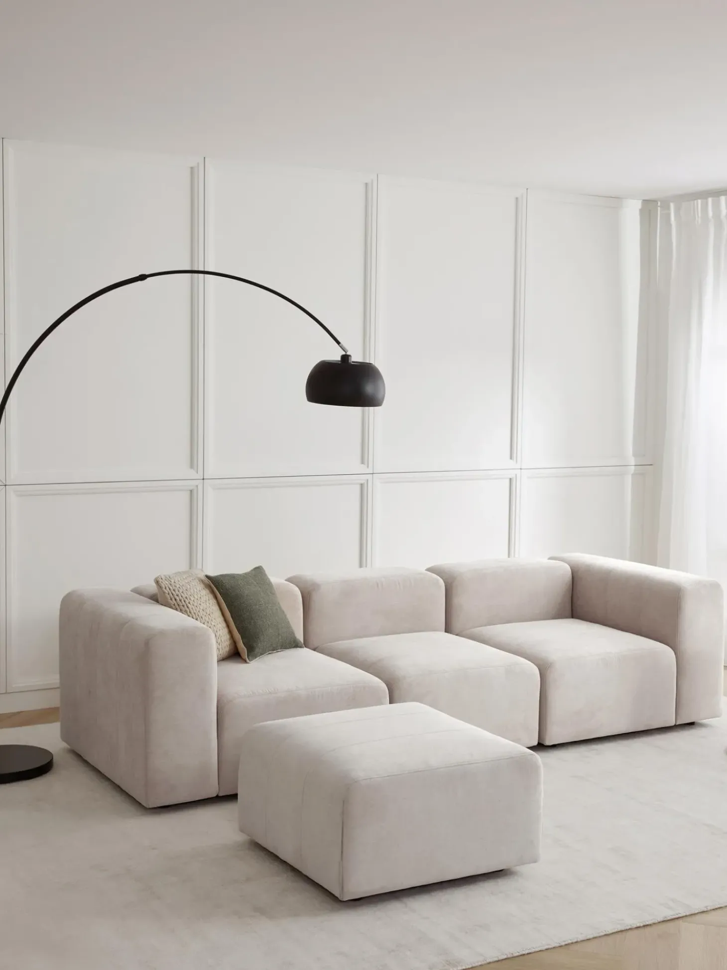 Sofa Modular Con Reposapies Lena (4 Plazas)