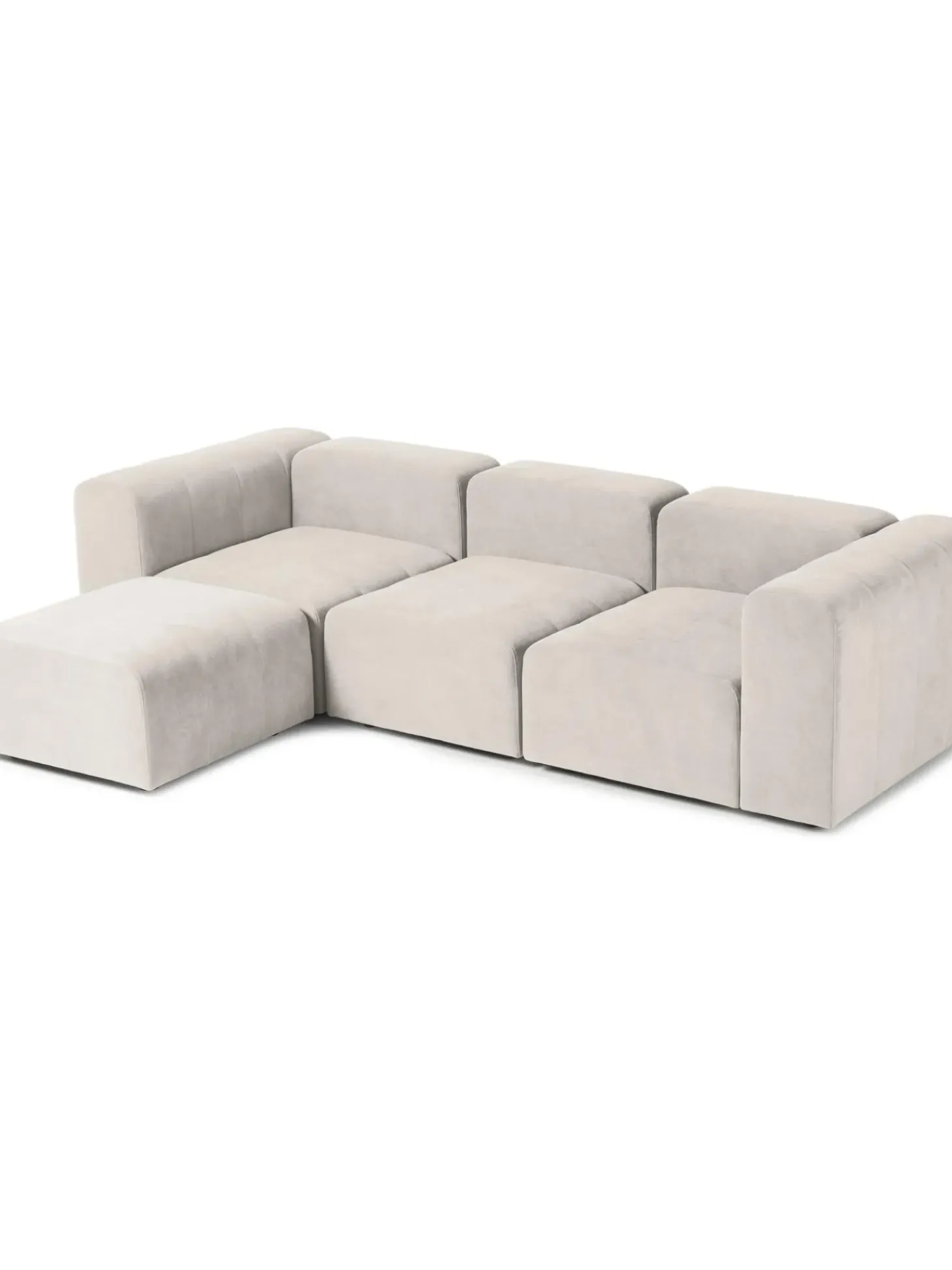 Sofa Modular Con Reposapies Lena (4 Plazas)
