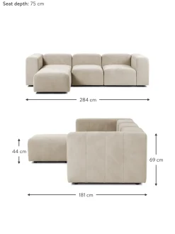 Sofa Modular Con Reposapies Lena (4 Plazas)