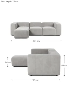 Sofa Modular Con Reposapies Lena (4 Plazas)