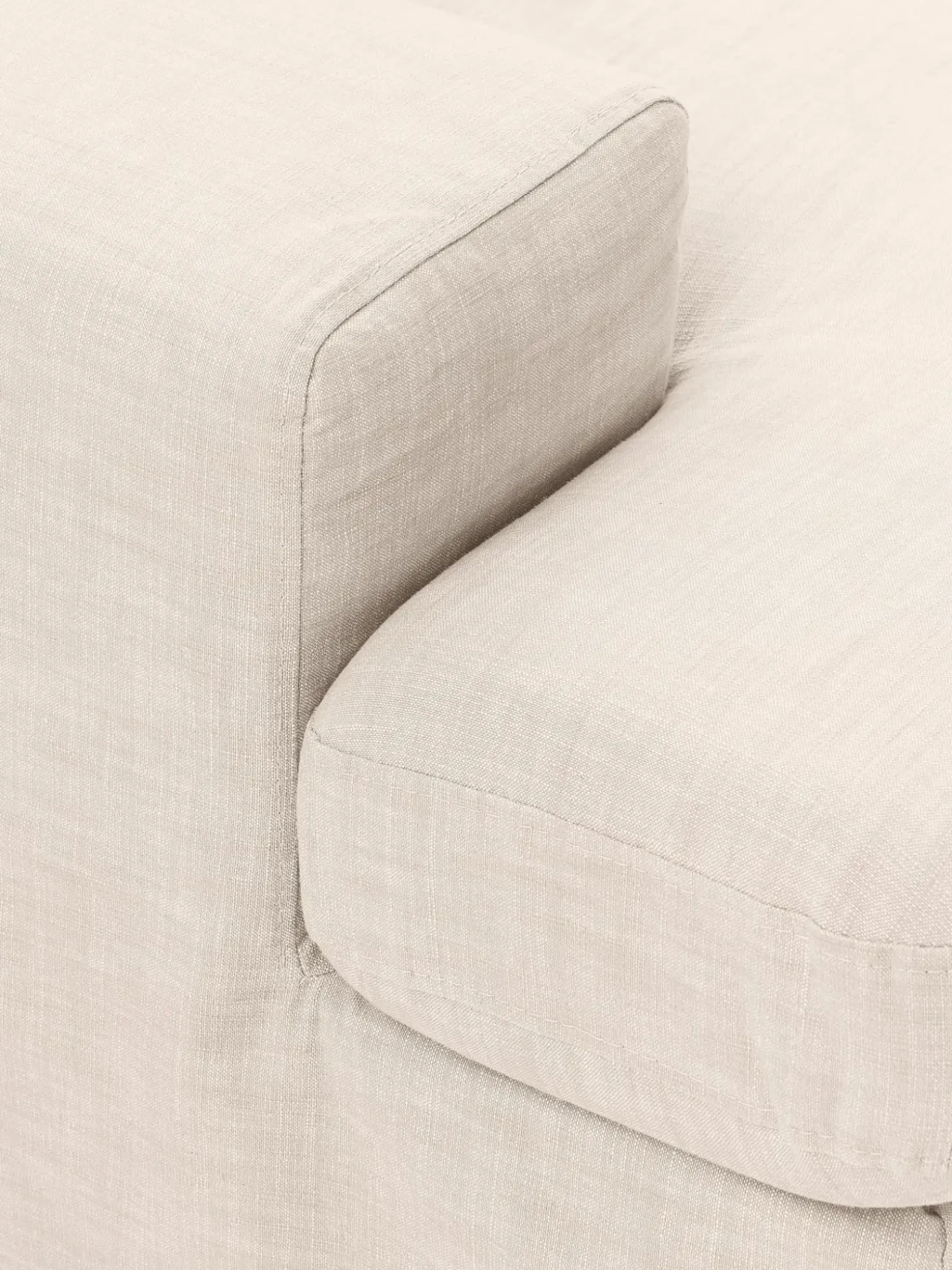 Sofa Modular Con Reposapies Russell (4 Plazas), Desenfundable