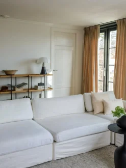 Sofa Modular Con Reposapies Russell (4 Plazas), Desenfundable