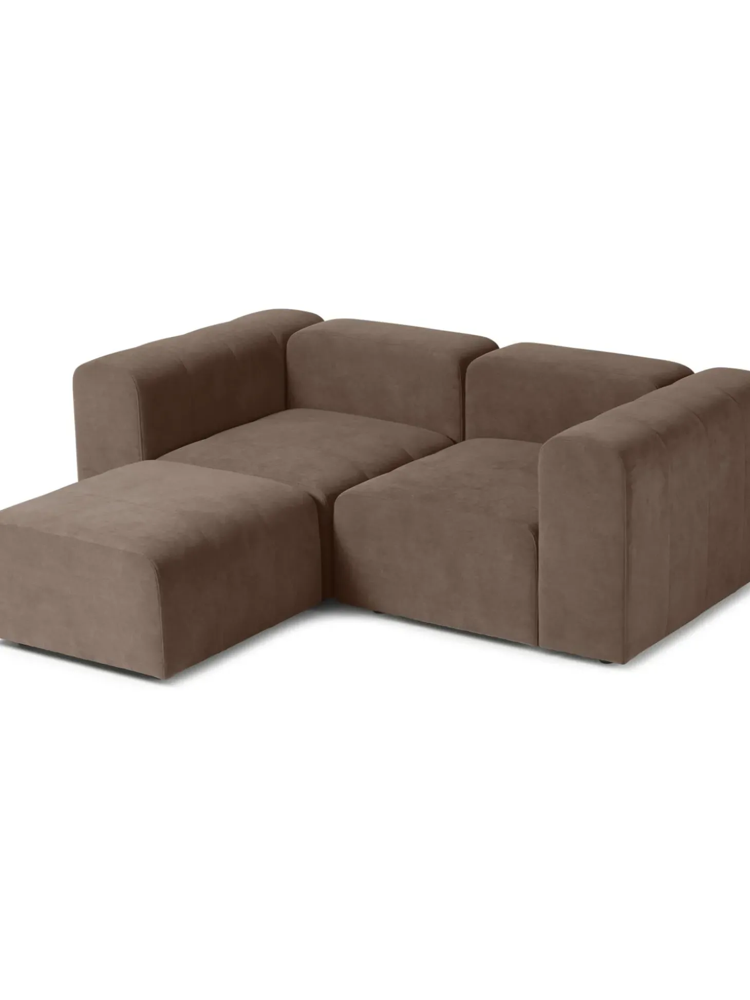 Sofa Modular Con Reposapies Lena (3 Plazas)