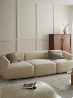 Sofa Modular De Borreguillo Sofia (3 Plazas)