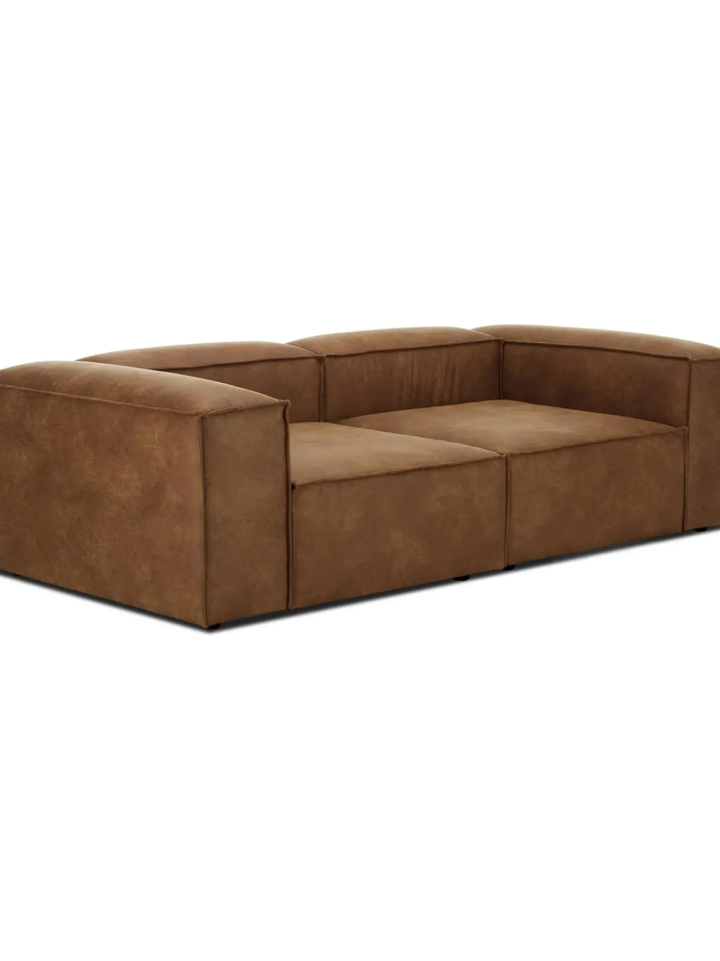 Sofa Modular De Cuero Lennon (3 Plazas)