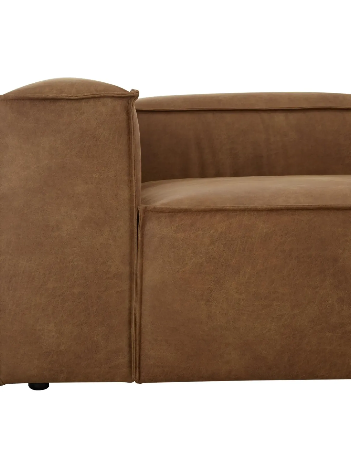Sofa Modular De Cuero Lennon (3 Plazas)