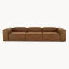 Sofa Modular De Cuero Reciclado Lennon (4 Plazas)