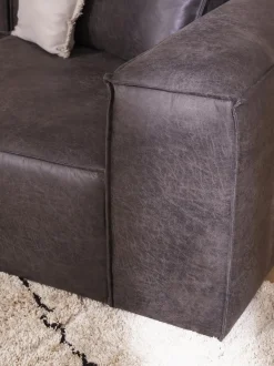 Sofa Modular De Cuero Reciclado Lennon (3 Plazas)