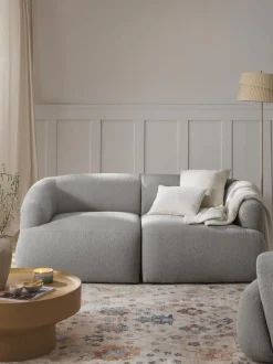 Sofa Modular En Tejido Boucle Sofia (2 Plazas)