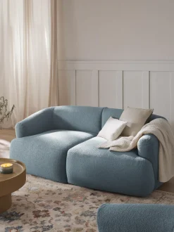 Sofa Modular En Tejido Boucle Sofia (2 Plazas)