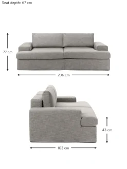 Sofa Modular Russell (3 Plazas), Desenfundable