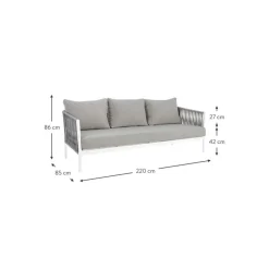 Sofa Para Exterior Florencia (3 Plazas)
