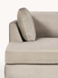 Sofa Rinconera Cama De Terciopelo Luna (3 Plazas), Con Colchon