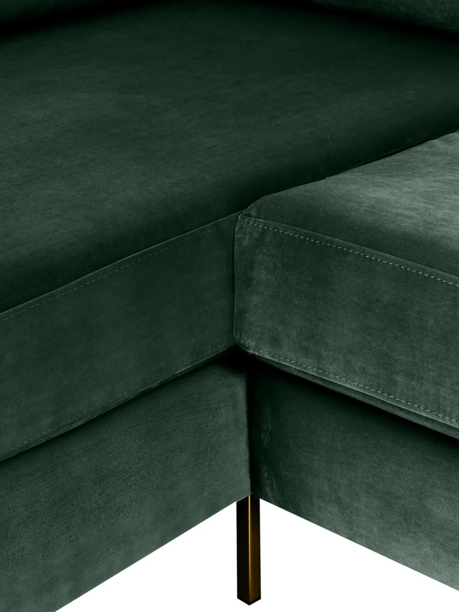 Sofa Rinconera Cama De Terciopelo Luna (3 Plazas), Con Colchon