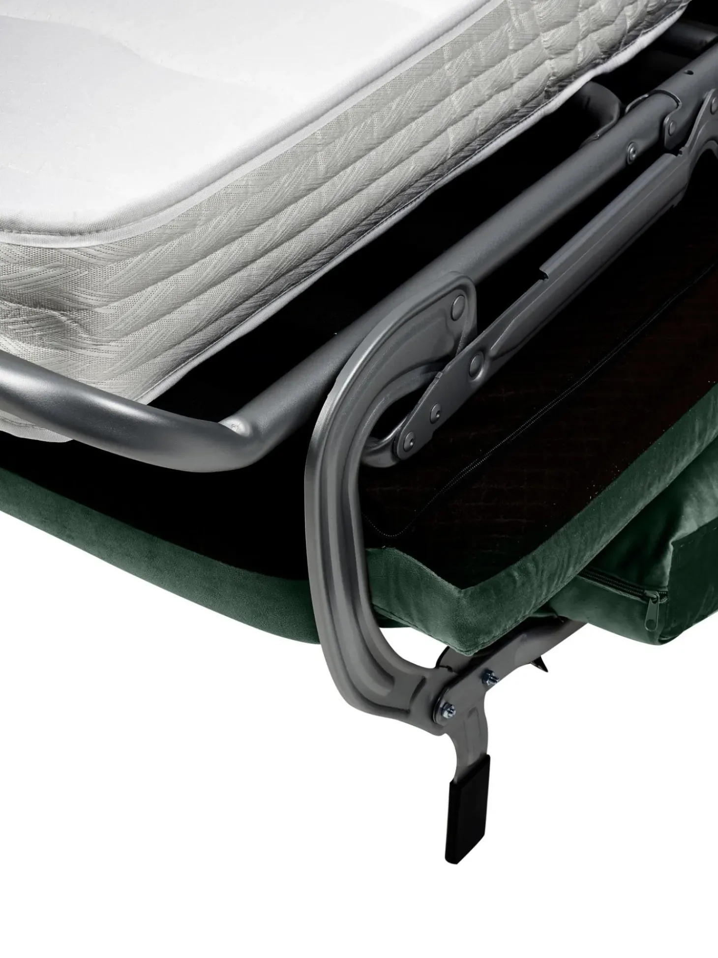 Sofa Rinconera Cama De Terciopelo Luna (3 Plazas), Con Colchon