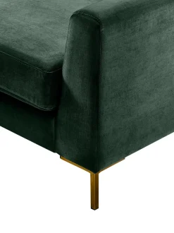 Sofa Rinconera Cama De Terciopelo Luna (3 Plazas), Con Colchon