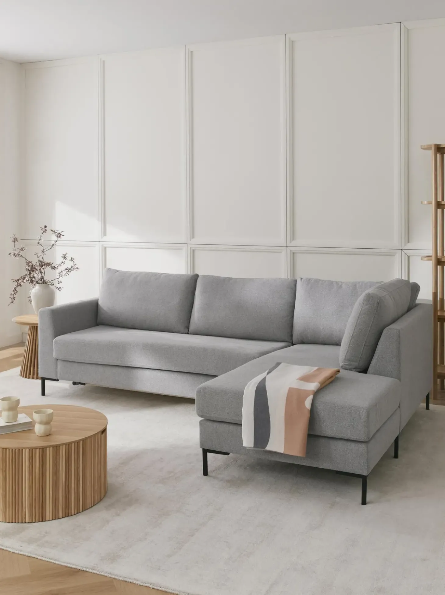 Sofa Rinconera Cama Luna (3 Plazas), Con Colchon