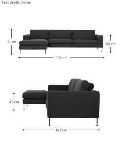 Sofa Rinconera Cucita (4 Plazas)