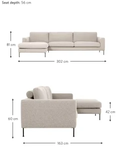 Sofa Rinconera Cucita (4 Plazas)