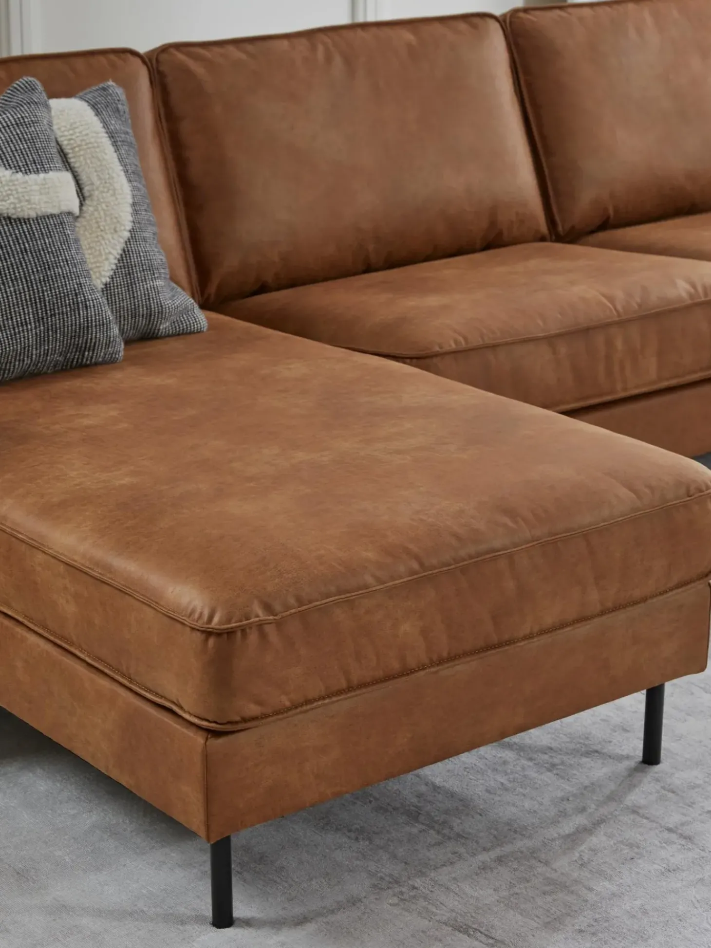 Sofa Rinconera De Cuero Reciclado Hunter