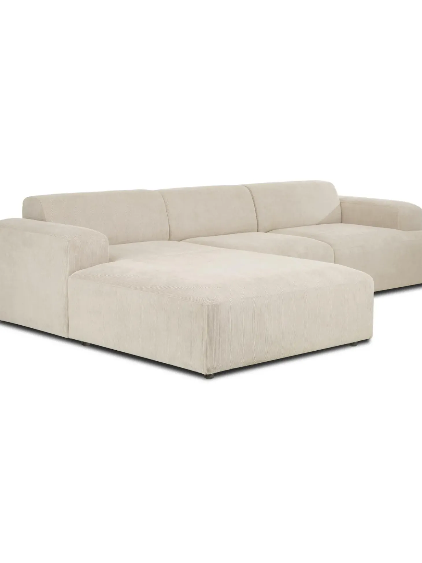 Sofa Rinconera De Pana Melva (4 Plazas)