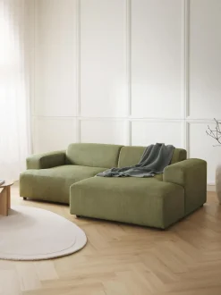 Sofa Rinconera De Pana Melva (3 Plazas)