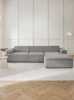 Sofa Rinconera De Pana Melva (4 Plazas)