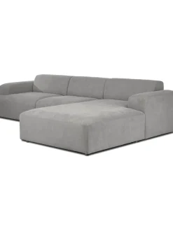 Sofa Rinconera De Pana Melva (4 Plazas)