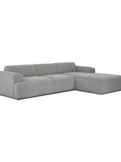 Sofa Rinconera De Pana Melva (4 Plazas)
