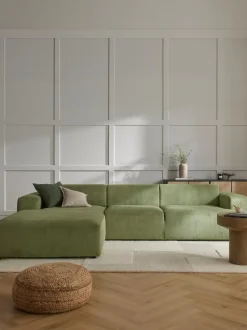 Sofa Rinconera De Pana Melva (4 Plazas)