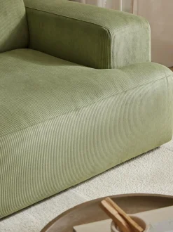 Sofa Rinconera De Pana Melva (4 Plazas)