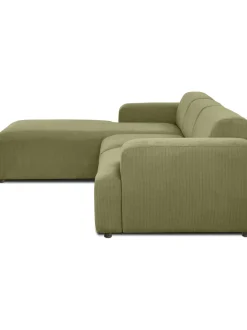 Sofa Rinconera De Pana Melva (4 Plazas)
