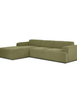Sofa Rinconera De Pana Melva (4 Plazas)