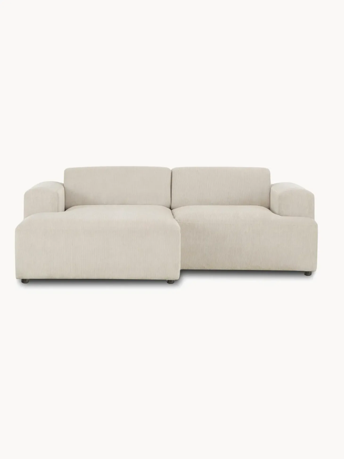 Sofa Rinconera De Pana Melva (3 Plazas)