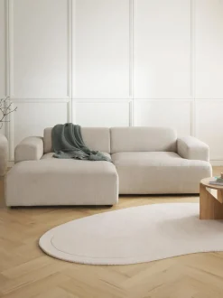 Sofa Rinconera De Pana Melva (3 Plazas)