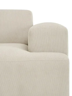 Sofa Rinconera De Pana Melva (3 Plazas)