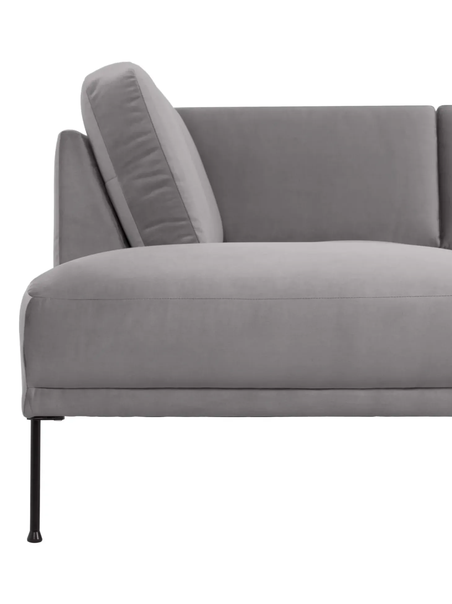 Sofa Rinconera De Terciopelo Fluente
