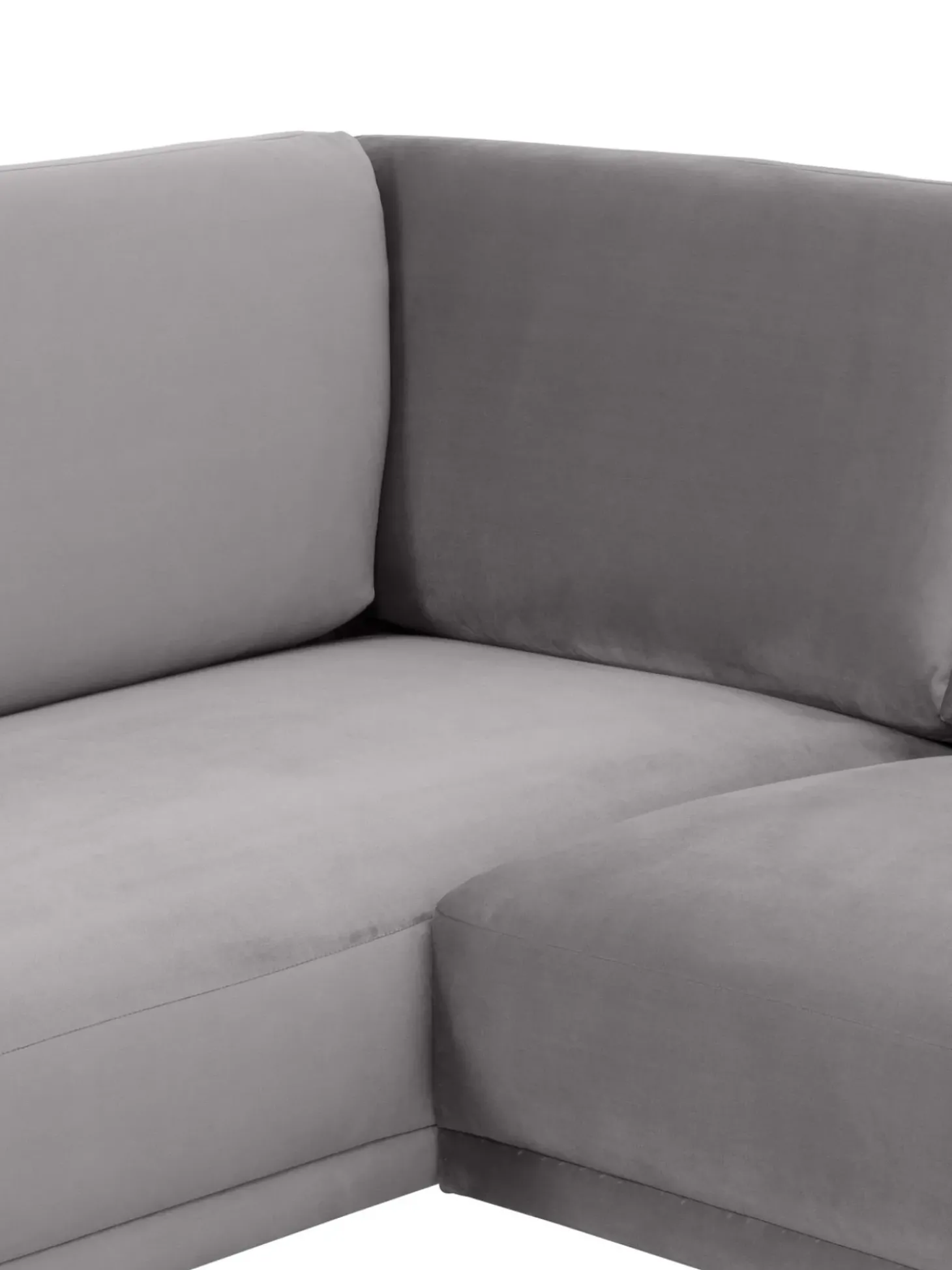 Sofa Rinconera De Terciopelo Fluente