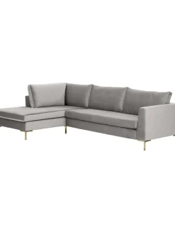 Sofa Rinconera De Terciopelo Luna