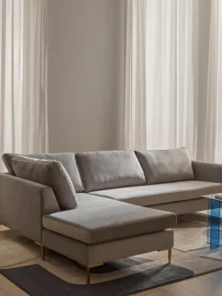 Sofa Rinconera De Terciopelo Luna