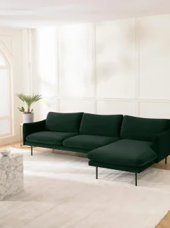 Sofa Rinconera De Terciopelo Moby