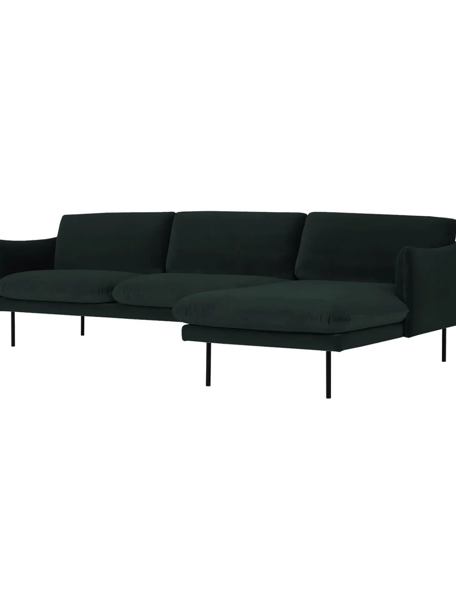 Sofa Rinconera De Terciopelo Moby