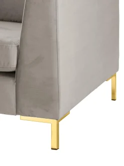 Sofa Rinconera De Terciopelo Luna